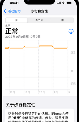 崇礼iPhone手机维修如何在iPhone开启'步行稳定性通知'