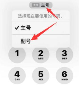 崇礼苹果14维修店分享iPhone 14 Pro Max使用副卡打电话的方法 